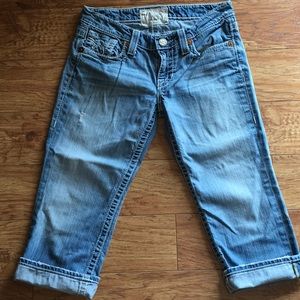 Big Star “Liv” crop Capri jeans